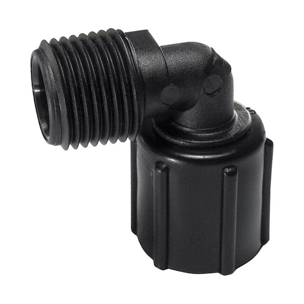 Flair-It 0.5 in. MPT x 0.5 in. Dia. FPT Swivel Elbow, 5PK 4907960 - main